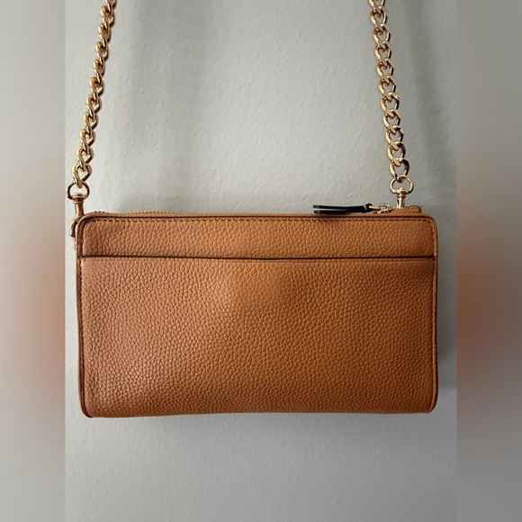Tory Burch Carter Slim Crossbody, Tan - Picture 15 of 16